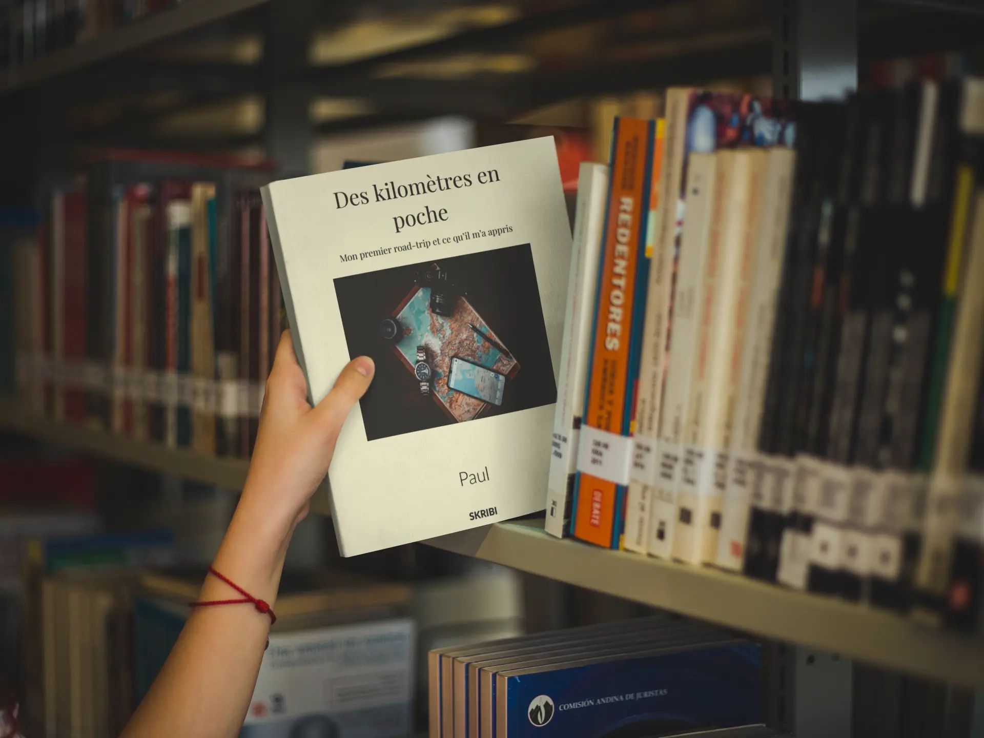 Livre Skribi partagé à la bibliothèque